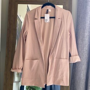 Brand new pink H&M lightweight blazer